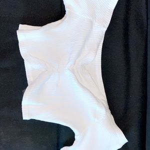 White off the shoulder top